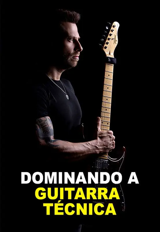 Capa do curso Dominando a Guitarra Técnica